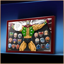 「ネプチューンマン覆面狩りコレクションピンズ」(c)ゆでたまご・東映アニメーション