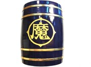 ドラゴンボール木樽ジョッキ[ピッコロ]の1Lサイズ。(c)バードスタジオ/集英社・フジテレビ・東映アニメーション