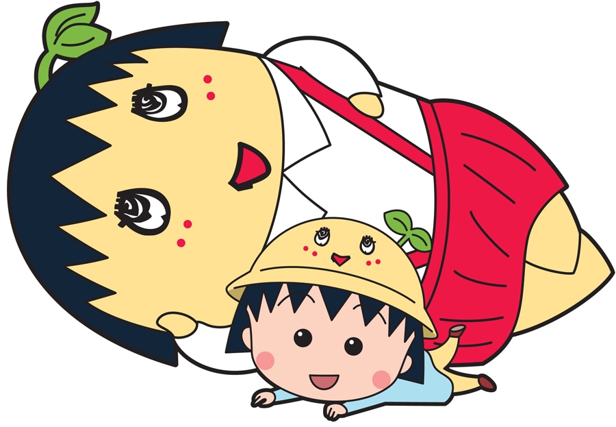 ANi★CUTE限定のグッズに使用される、「『ちびまる子ちゃん』×ふなっしー」のビジュアル。