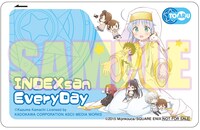 「とある日常のいんでっくすさん」特製ICカードステッカー (c)Kazuma Kamachi Licensed by KADOKAWA CORPORATION ASCII MEDIA WORKS (c)Mijinkouca/SQUARE ENIX