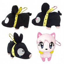 「らんま1/2…に変身後ちょこんとぬいぐるみ3」のラインナップ。(c)高橋留美子／小学館