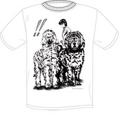「野望の犬TEE」の前面。