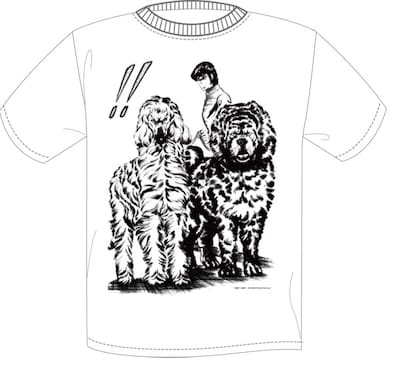 「野望の犬TEE」の前面。