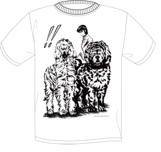 「野望の犬TEE」の前面。