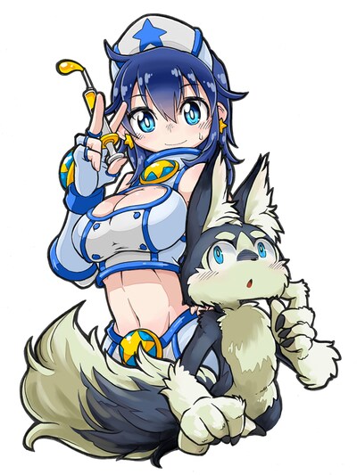 鈍速毎日の新連載「マジカロマジカル」のカット。