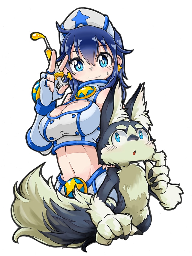 鈍速毎日の新連載「マジカロマジカル」のカット。