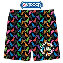 「ハイキュー!!」x「OUTDOOR PRODUCTS」コラボトランクスカラス柄（カラー）のイメージ。(c)古舘春一／集英社・「ハイキュー!!」製作委員会・MBS