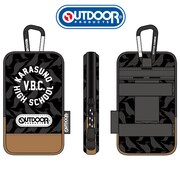 「ハイキュー!!」x「OUTDOOR PRODUCTS」コラボスマホケースカラス柄（モノ）のイメージ。(c)古舘春一／集英社・「ハイキュー!!」製作委員会・MBS