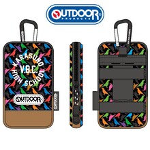 「ハイキュー!!」x「OUTDOOR PRODUCTS」コラボスマホケースカラス柄（カラー）のイメージ。(c)古舘春一／集英社・「ハイキュー!!」製作委員会・MBS