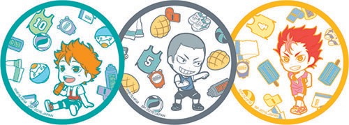 F賞「コースターコレクション」の1種。(c)古舘春一/集英社・「ハイキュー!!」製作委員会・MBS