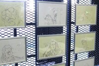 会場に展示された原画。