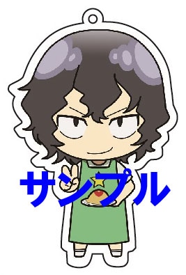 イベント限定版に付属する手嶋純太（エプロン姿）キーホルダーのイメージ。(c)渡辺航（週刊少年チャンピオン）／弱虫ペダルGR製作委員会