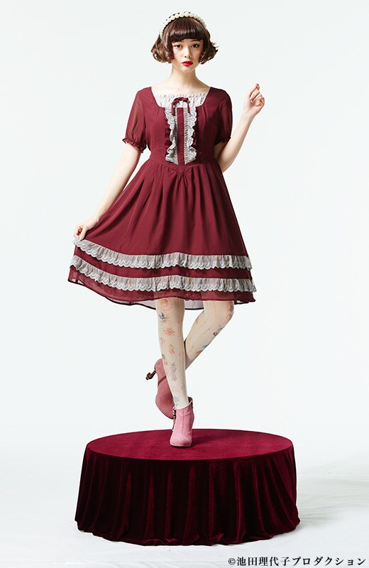 「ベルサイユのばら」マリー・アントワネットドレスワンピース～さようなら我が祖国よ！ 永遠に美しき泉（シェーンブルン）よ！～