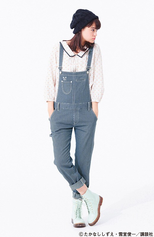 「おはよう！スパンク ヒッコリーのオーバーオール」