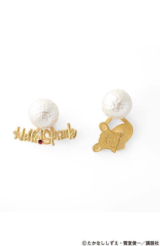 「おはよう！スパンク シュリンクパール2-WAYピアス」