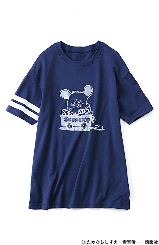おはよう！スパンク ネイビーTシャツ（乗り物）」 - 「おはよう
