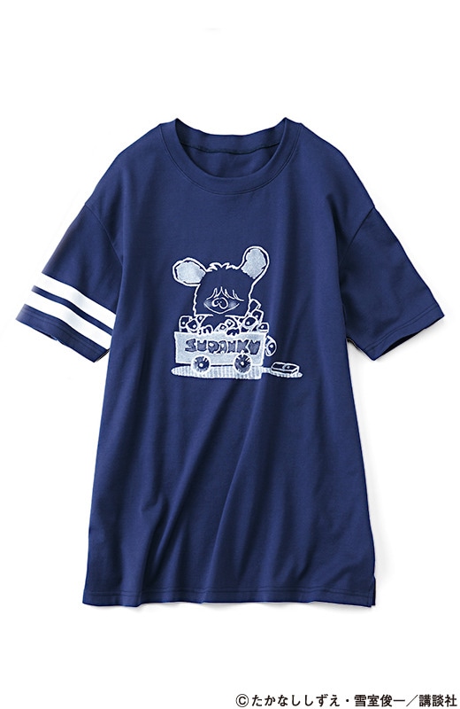 「おはよう！スパンク ネイビーＴシャツ（乗り物）」