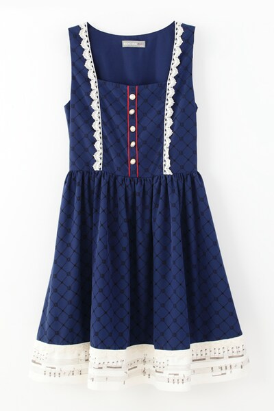 「ノースリーブミュージカルスコアドレス Duoモデル」 (c)カラー