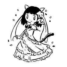 「最後のライブのいずこねこ iPhone6ケース」のイラスト。