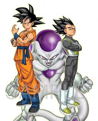 「ドラゴンボールZ 復活の『F』」のカット。(c)バードスタジオ/集英社