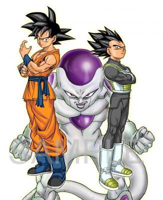 「ドラゴンボールZ 復活の『F』」のカット。(c)バードスタジオ/集英社