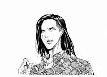 原作マンガ「ウロボロス―警察ヲ裁クハ我ニアリ―」より、那智聡介。(c)神崎裕也/新潮社