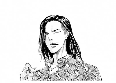 原作マンガ「ウロボロス―警察ヲ裁クハ我ニアリ―」より、那智聡介。(c)神崎裕也/新潮社