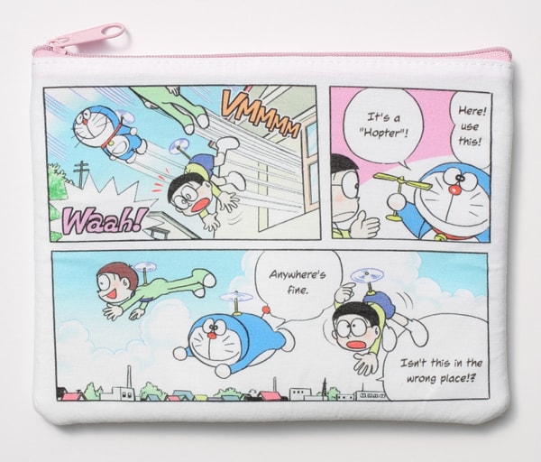 CanCam4月号の付録ポーチ。 (c)藤子プロ・小学館