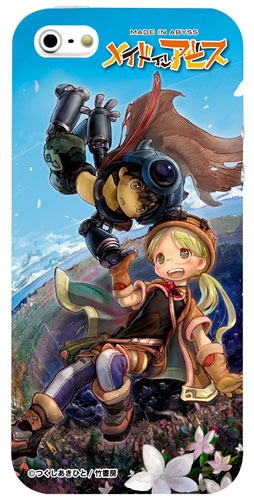 「メイドインアビス」のiPhoneケース「ようこそ奈落へ」柄。