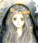 緑川ゆき「一つの夜と千の朝」カット。