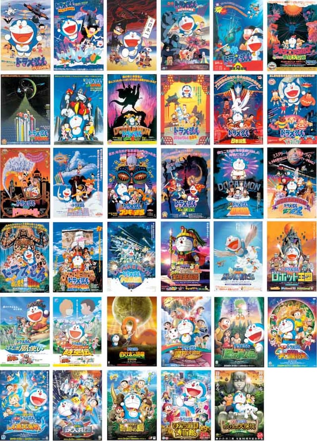 「映画ドラえもん」配信タイトル一覧。(c)藤子プロ・小学館・テレビ朝日・シンエイ・ADK 1980-2015
