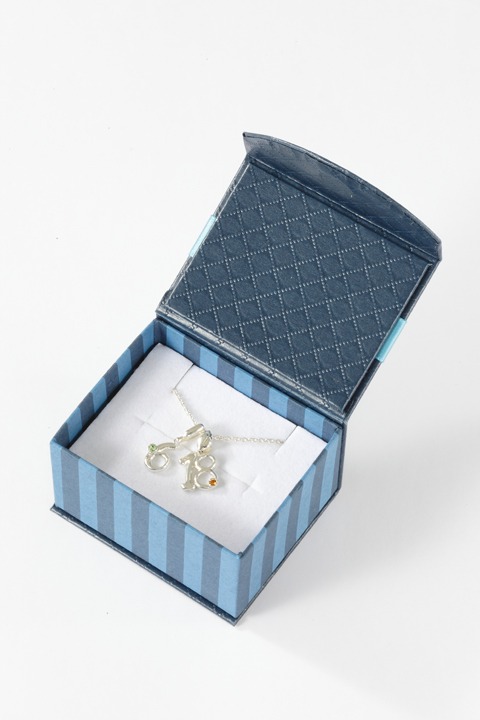 「6」と「18」を組み合わせたネックレス。(c)寺嶋裕二・講談社/2014「ダイヤのA」製作委員会・テレビ東京