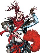 「バイラリン～真田幸村伝～」のカット。