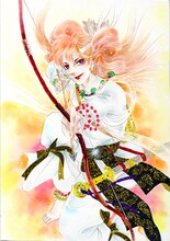 河惣益巳「蜻蛉」扉ページのイラスト。