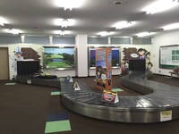 鳥取砂丘コナン空港の様子。