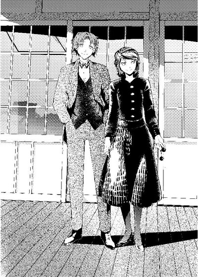 「没後50年 谷崎潤一郎展－絢爛たる物語世界－」ポスターのため描き下ろされたイラスト。