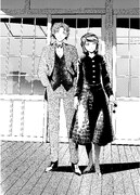 「没後50年 谷崎潤一郎展-絢爛たる物語世界-」ポスターのため描き下ろされたイラスト。
