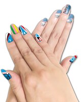 「弱虫ペダル ACONAIL ネイルシール 箱根学園」(c)渡辺航(週刊少年チャンピオン)/弱虫ペダルGR製作委員会