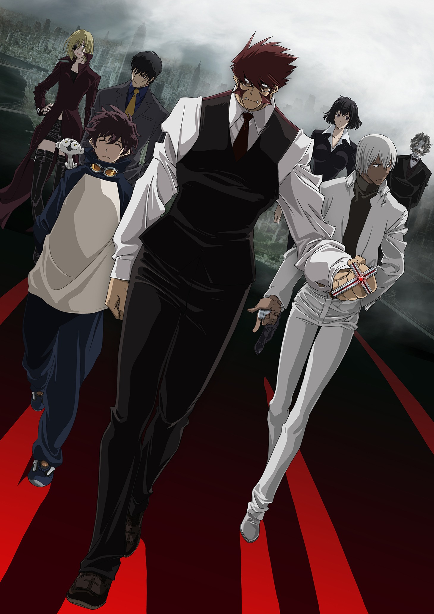 アニメ「血界戦線」のビジュアル。(c)2015 内藤泰弘/集英社・血界戦線製作委員会