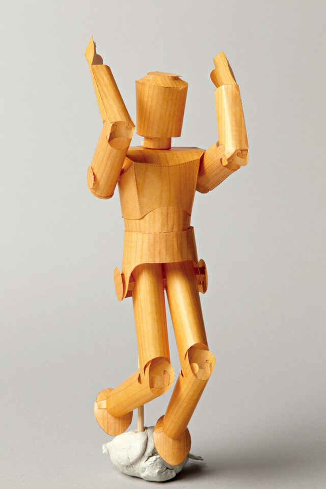 「究極まんが家セット」より、「マルチポーズデッサン人形」。