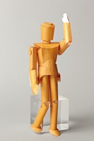 「究極まんが家セット」より、「マルチポーズデッサン人形」。