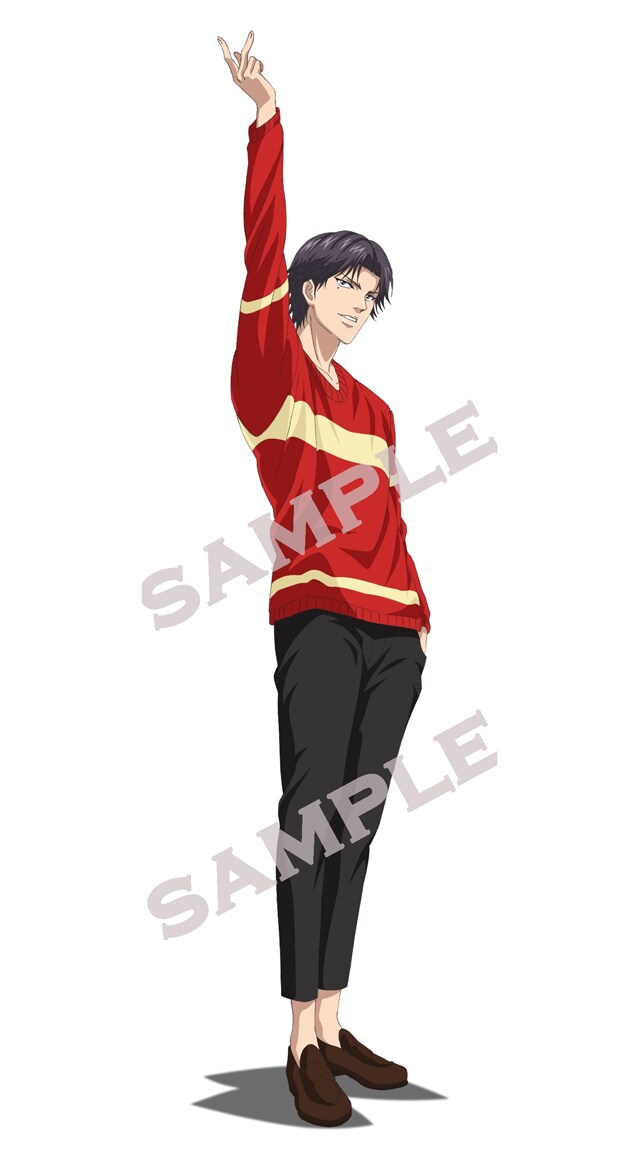 パネルとして掲出される跡部景吾のサンプル。(c)許斐 剛／集英社・NAS・新テニスの王子様プロジェクト