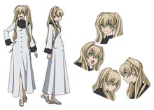 ホワイトの設定画。(c)2015 内藤泰弘/集英社・血界戦線製作委員会