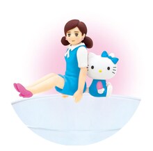 「コップのフチ子とGOTOCHI KITTY富士山」の1種。(c)1976, 2015 SANRIO CO., LTD. APPROVAL NO. SS555696 (c)タナカカツキ/KITAN CLUB