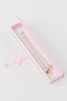 封印の鍵ネックレスとボックス。(c)CLAMP・ShigatsuTsuitachi CO.,LTD./講談社