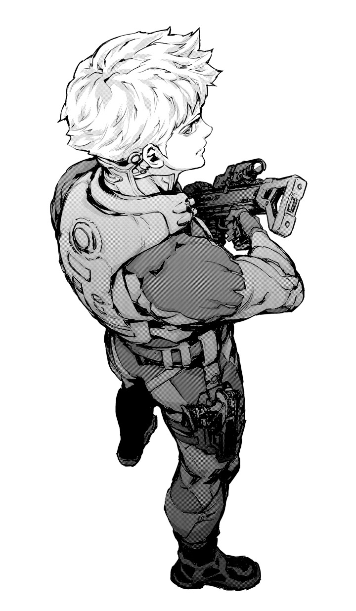 マンガ版「虐殺器官」のクラヴィス(c)Project Itoh /GENOCIDAL ORGAN