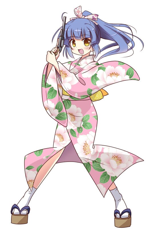 「山本さんちのガン・ガール」のカット。