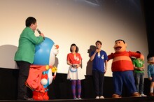 ジャイアン役の木村昴との交流を語る爆笑問題・田中。