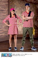 尾田栄一郎考案によるスタッフの衣装（島民）。