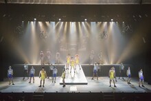 「舞台『弱虫ペダル』インターハイ篇 The WINNER」公開稽古の公式写真。(c)渡辺航（週刊少年チャンピオン）2008／弱虫ペダル製作委員会 (c)渡辺航（週刊少年チャンピオン）／マーベラス、東宝、ディー・バイ・エル・クリエイション